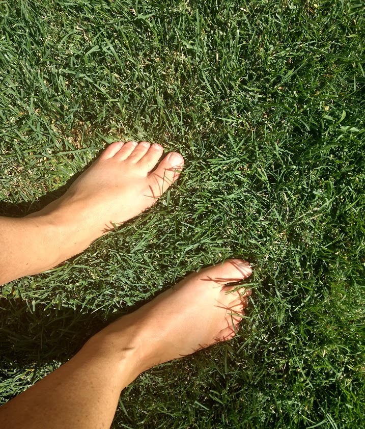 Being grounded in your body by earthing
