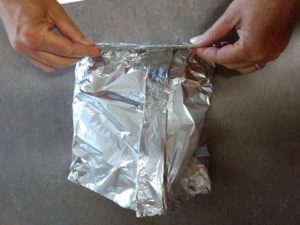 Foil packs side fold