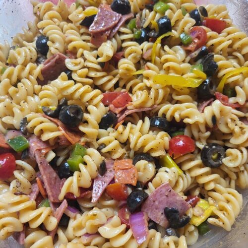 What are we making Monday Italian pasta salad