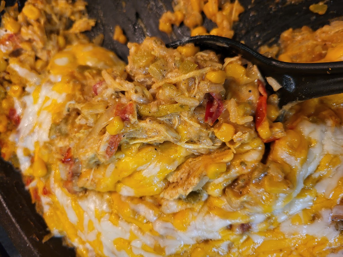 What are we making monday green chile chicken and rice casserole