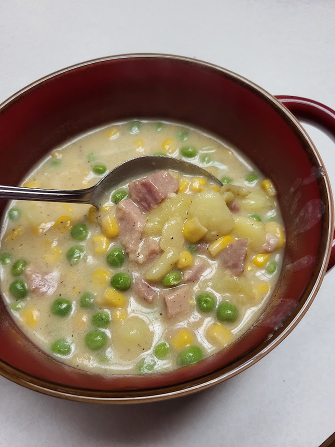 What are we making Monday Ham and potato soup